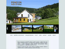Tablet Screenshot of penzion-podstrani.cz